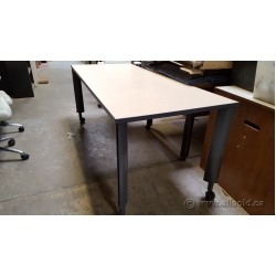 Teknion Meeting Table w/ Grey Legs